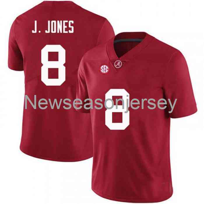 

Stitched Men's Women Youth Alabama Crimson Tide #8 Julio Jones Jersey Red NCAA 20/21 Custom any name number -5XL 6XL, As pic