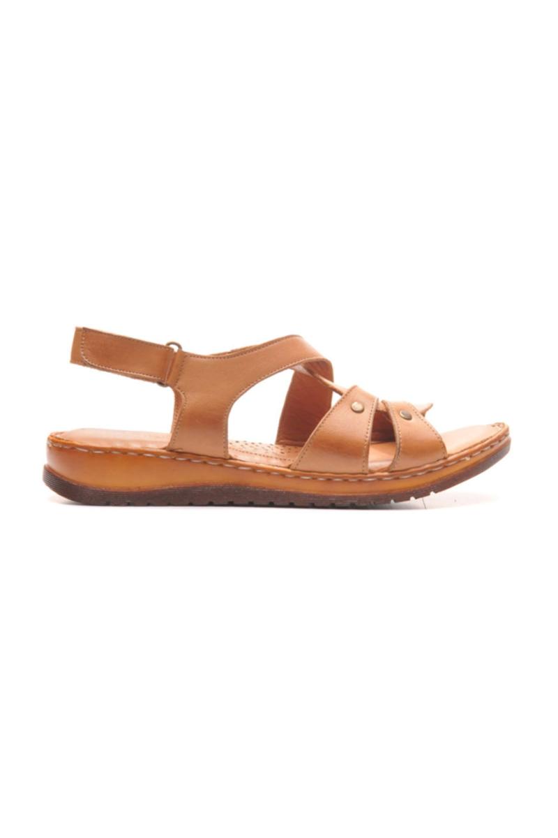 

Tan Low Sandals, As pic