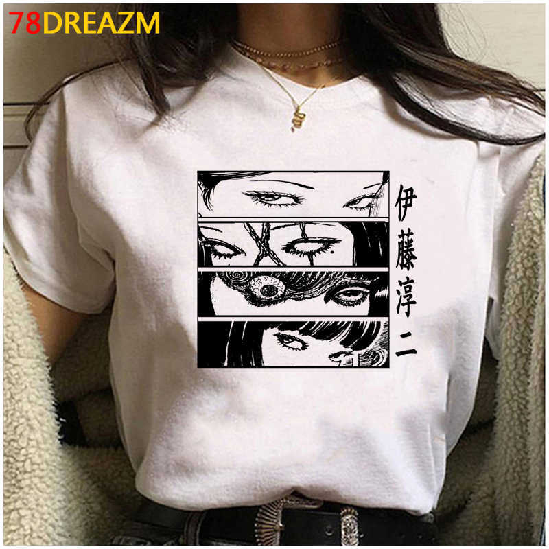 

Junji Ito Tomie Shintaro Kago t shirt t-shirt men ulzzang aesthetic harajuku kawaii harajuku tumblr clothes aesthetic plus size X0621, 26408