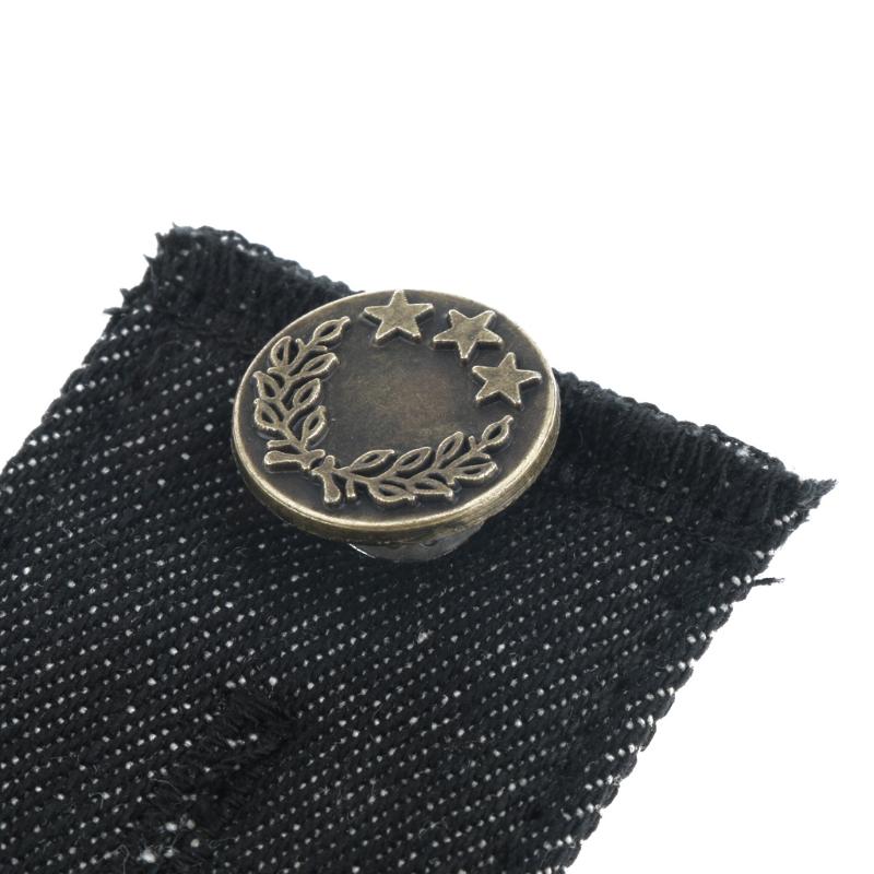 

Pins, Brooches 6 Pieces Denim Pants Waist Extender Adjustable Jeans Button Extenders