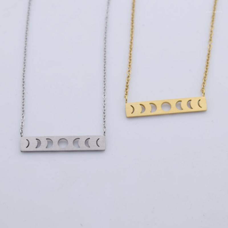 

SanLan 12pcs Moon Phase Necklace Halloween Pagan Wiccan Witch Chains