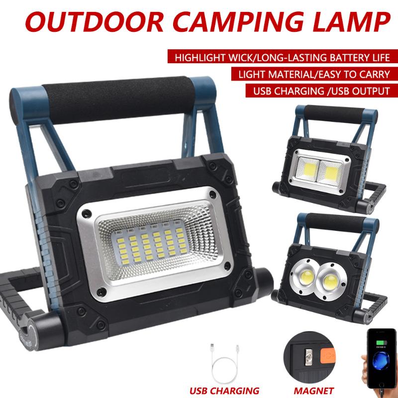 

Powerful 3600mAh Solar LED Flood Lamp Outdoor Waterproof Lantern USB Rechargeable Bulb Tent Light Emergency Portable Lanterns Floodlights