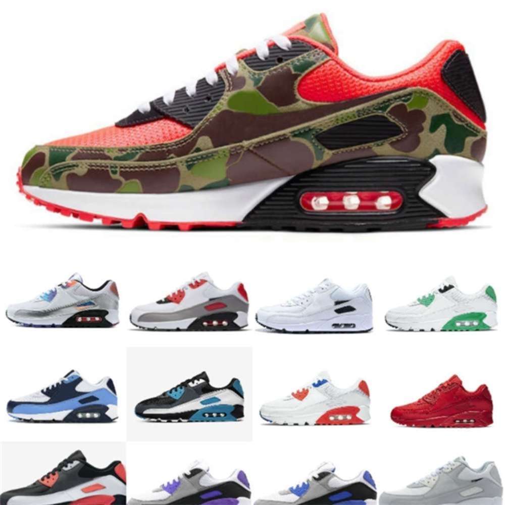 

USA 90 OG Mens Running shoes 90s Reverse Duck Camo Hyper Royal Grape University Red Laser Blue UNC Supernova Viotech Multi Women t geneva1, F015
