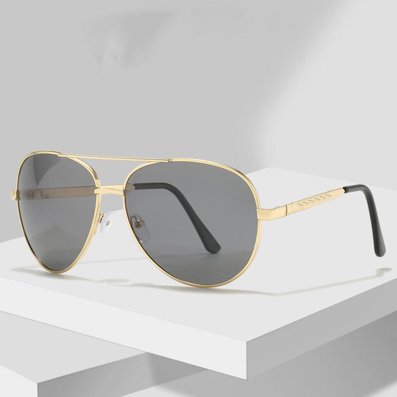 

Sunglasses Polarized Men Metal Sun Mirror Fashion Brand Design Women Polarizds Glasses Driving Out Door Shade Uv400, White;black