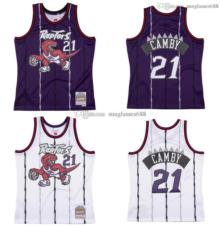

Stitched Marcus Camby Jersey S- Mitchell & Ness 1997-98 Mesh Hardwoods Classics retro basketball jerseys Men Women Youth
