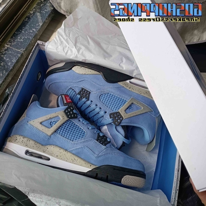 

CT8527-400 4 SE University Blue men Basketball Shoes 2021 Released 4s Top Quality Outdoor casual Sneakers With Original Box size 7-12