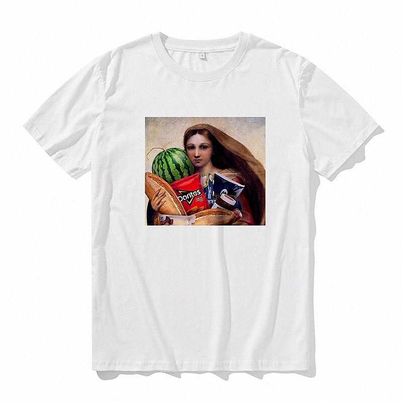 T-shirt unisexe t-shirt chaud tamponnage graphique impression de peinture à l'huile Col de l'équipage Mona Lisa Casual imprimer quotidien Tops de