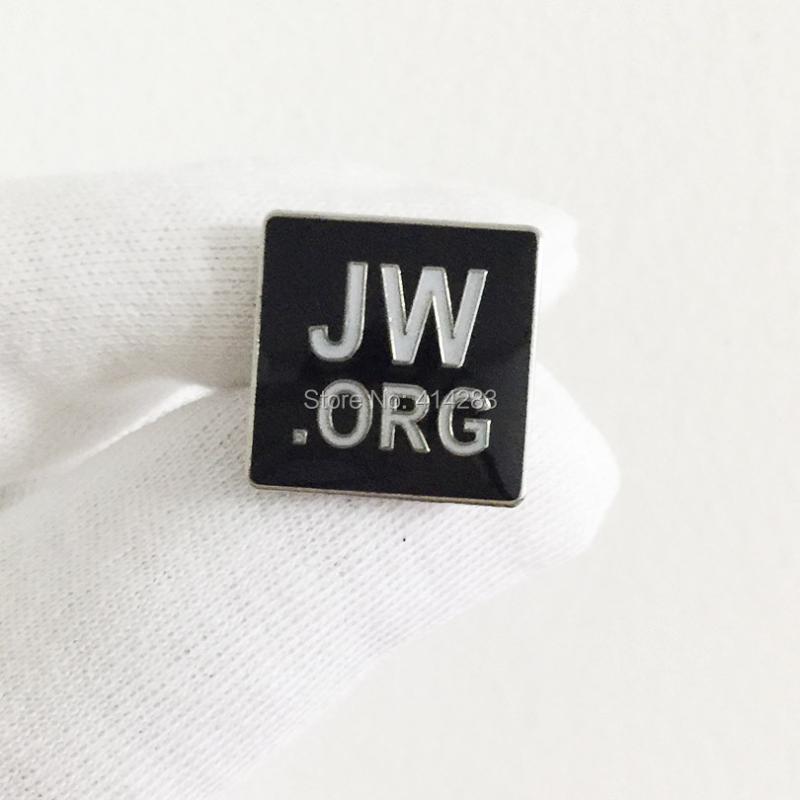 

Pins, Brooches Arrival Soft Enamel With Epoxy Pin Badges Silver Color Regalia JW.ORG Lapel Pins And Brooch