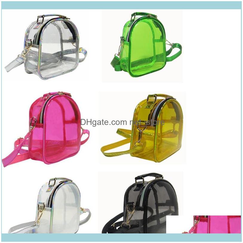 

Sport&Outdoor Packs Bags, Lage & Aessories30Pcs Backpack Bag Women Pvc Clear Jelly Large Capacity Zipper Waterproof Shoulder Bags 6Colors Dr