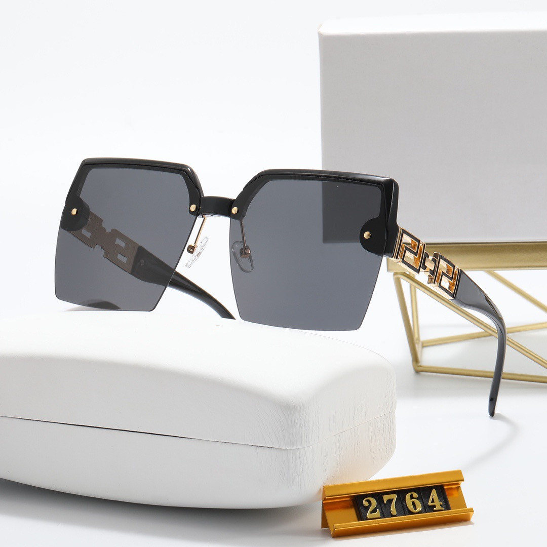 

Classic retro mens sunglasses fashion design womens glasses luxury brand designer eyeglass top quality Simple business style uv400 with case VE 2764