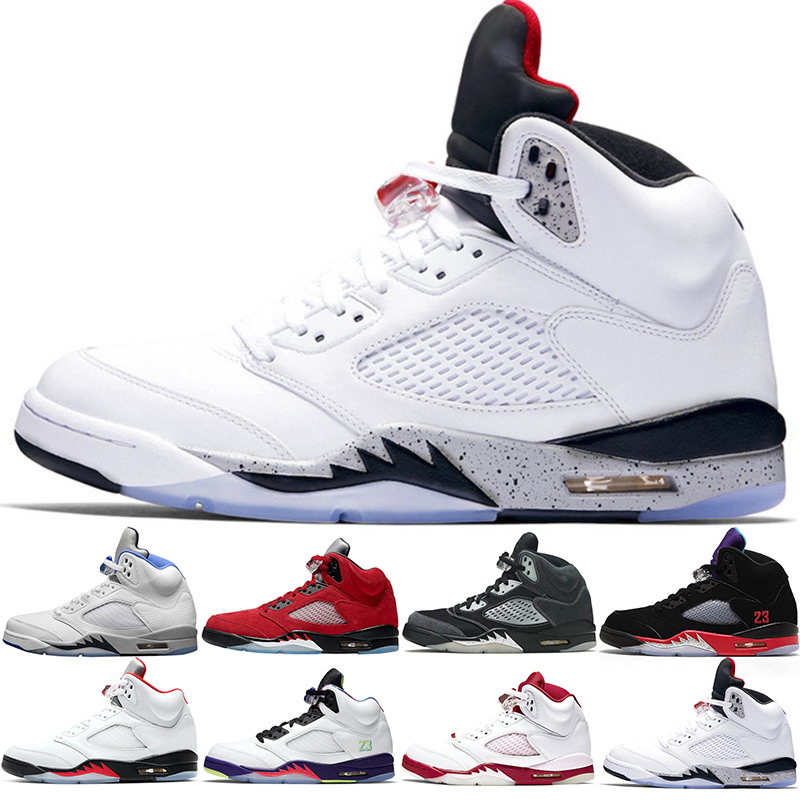 

Basketball Shoes 5s Raging Bull Men des Chaussures 5 Stealth 2.0 Oregon Anthracite Oreo Pink Foam Fire Red Sports Sneakers, #3 anthracite