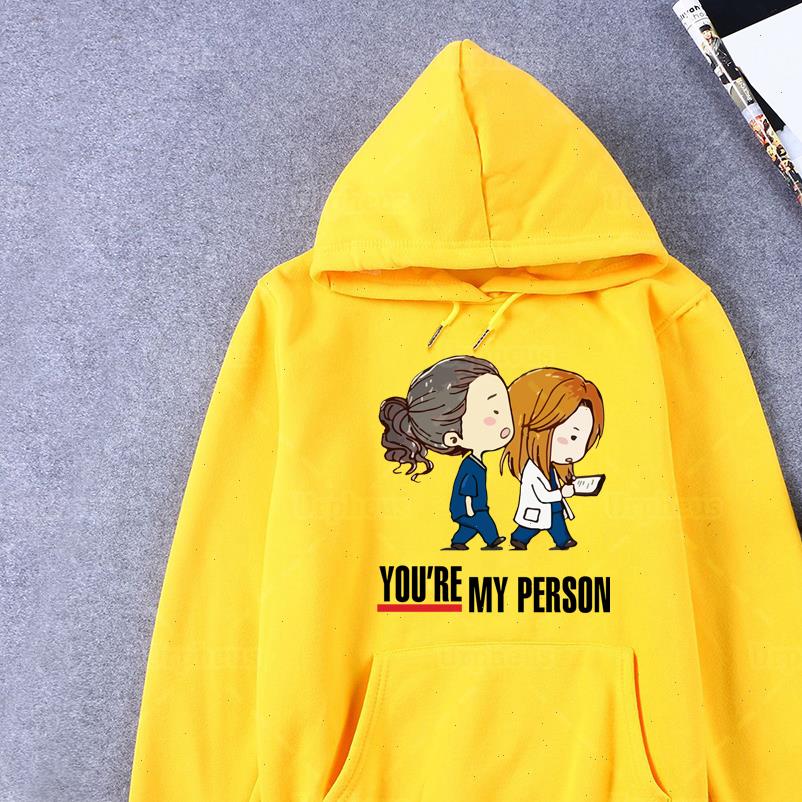 

greys anatomy you are womens sweatshirt my person funny sweatershirt friend pullover nurse print, Black