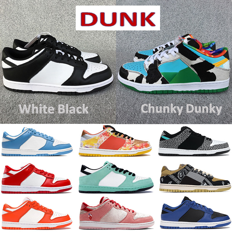 

Coast UNC Dunk mens basketball shoes chunky dunky white black elephant street hawker University red blue kentucky shadow men women sneakers trainers, 48 bubble wrap packaging