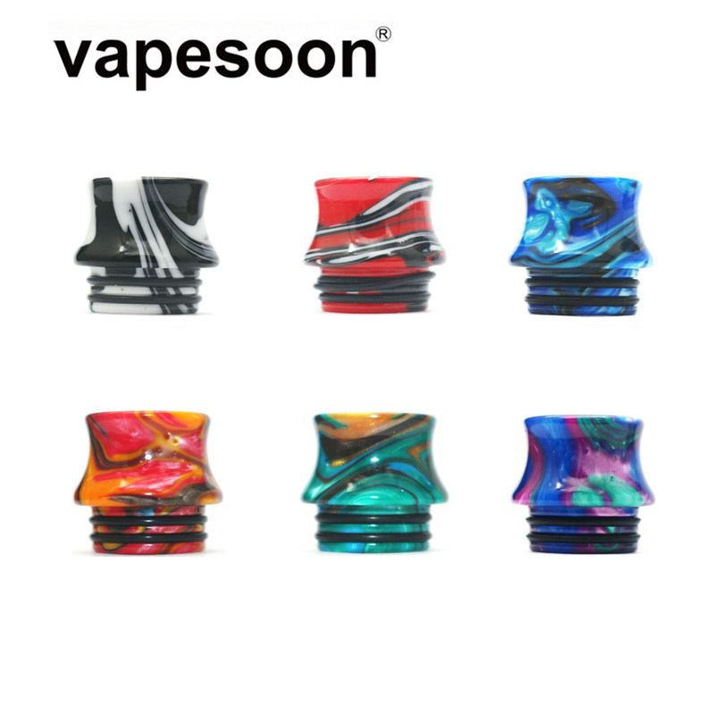 

e-Cigarette Vape Resin 810 Drip Tip for TF TFV9 TFV12 Prince Tank IJust 3 Kit Ello Duro / VATE Atomizer etc