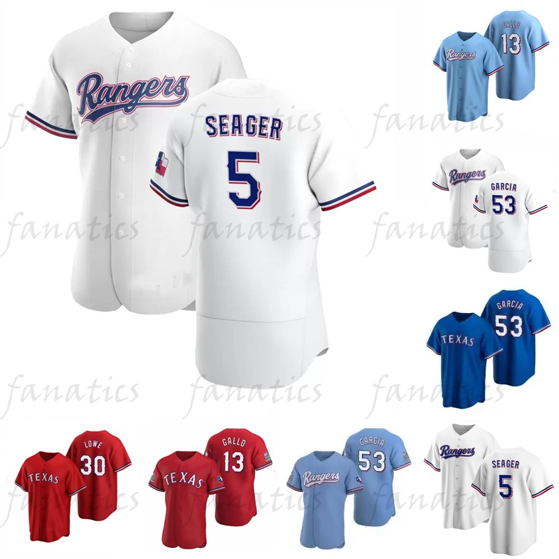 

5 Corey Seager Rangers Texas Jersey Adolis Garcia Marcus Semien Charlie Culberson Willie Calhoun Al Leiter Jonah Heim Nathaniel Lowe DJ Peters Kyle Gibson, Youth as pic shown
