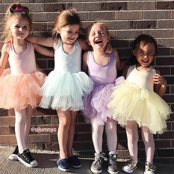 Girl&#039;s Dresses Fashion Girls Super Fluffy 5 Layer petticoat Princess Ballet Dance Tutu dress Kids Sleeveless Patchwork Sweet For Gir 0924-image-689175362