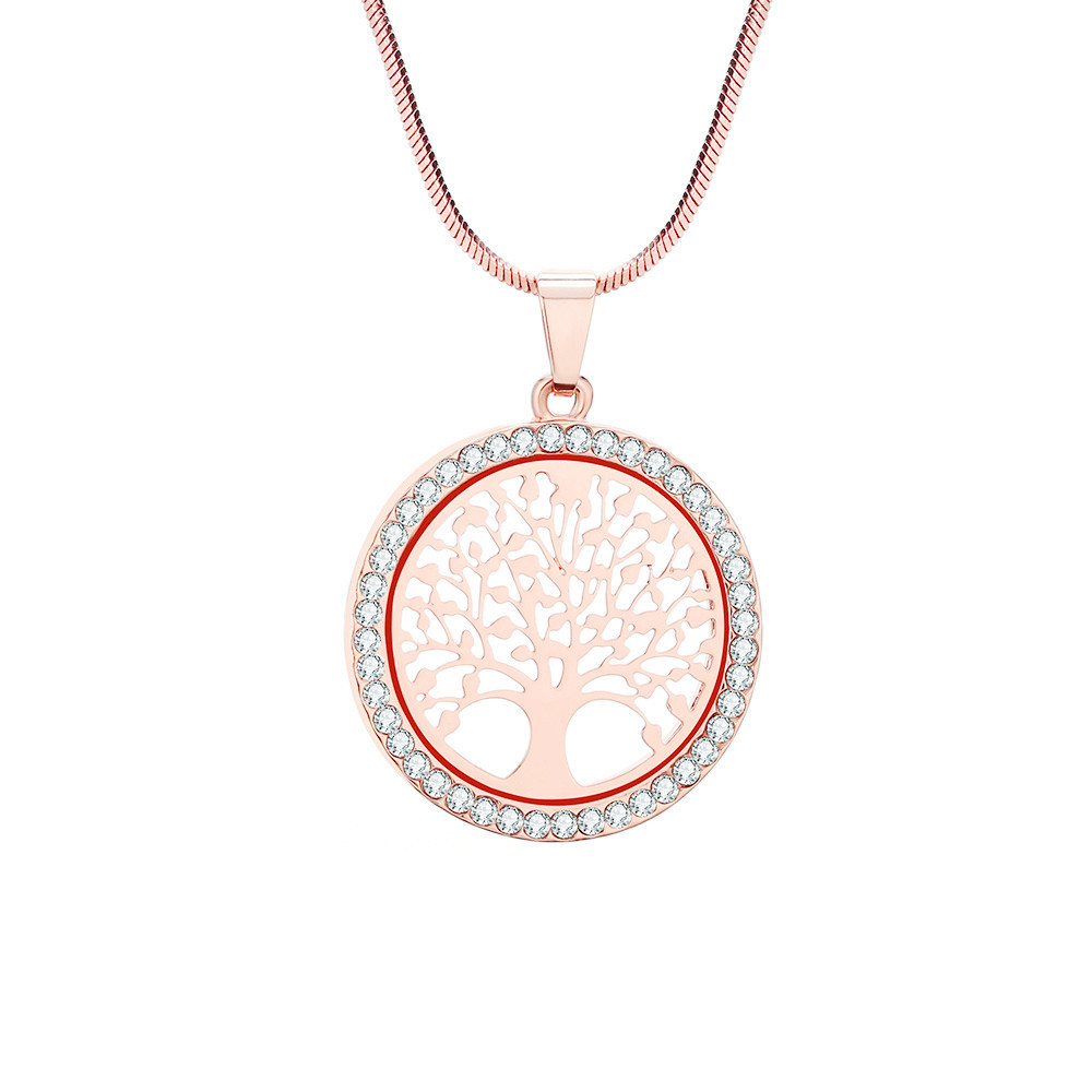 

Peace Tree Necklace Gold Chain Women Jewelry Natural Lifetree Pendants Necklaces Collane Naszyjnik, Other