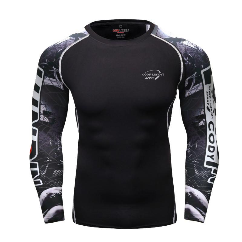 

Men's T-Shirts 2021 Sale Compression Digital Cartoons Pattern Print Long Sleeve Tshirt Outdoor Running Fitness Tight Sport Shirt, As002