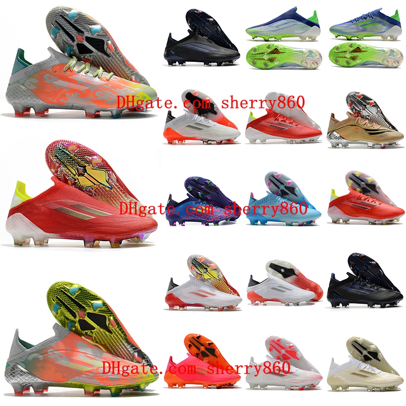 

X Speedflow.1 FG Soccer Shoes High Ankle Cleats Football Boots Mens Original size 39-45, As picture 7