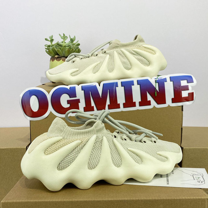 

Top quality kanye 450s shoe Dark Slate Black men women Cloud White Oreo Mono Ice mist clay 450 running shoes Sports sneakers west Volcanic shape #With Box#, Hello