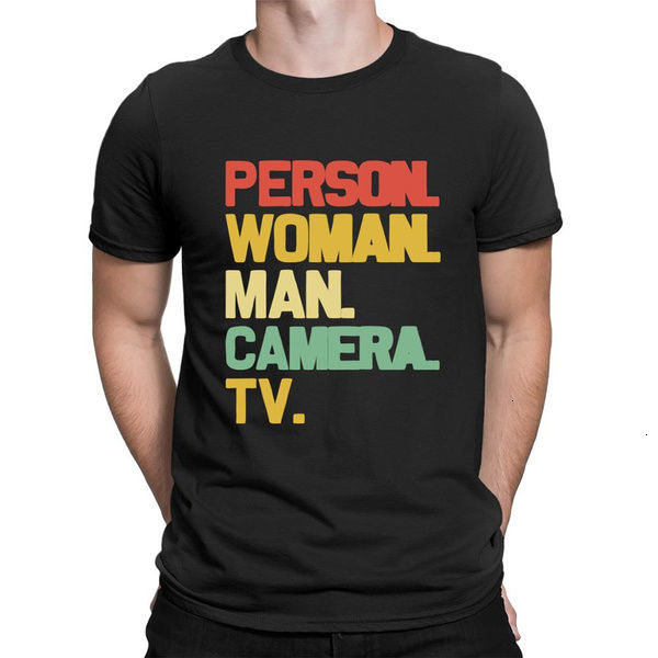 

Person Woman Man Camera Tv Meme Design Vintage Men's Short Sleeve T Shirt Cotton