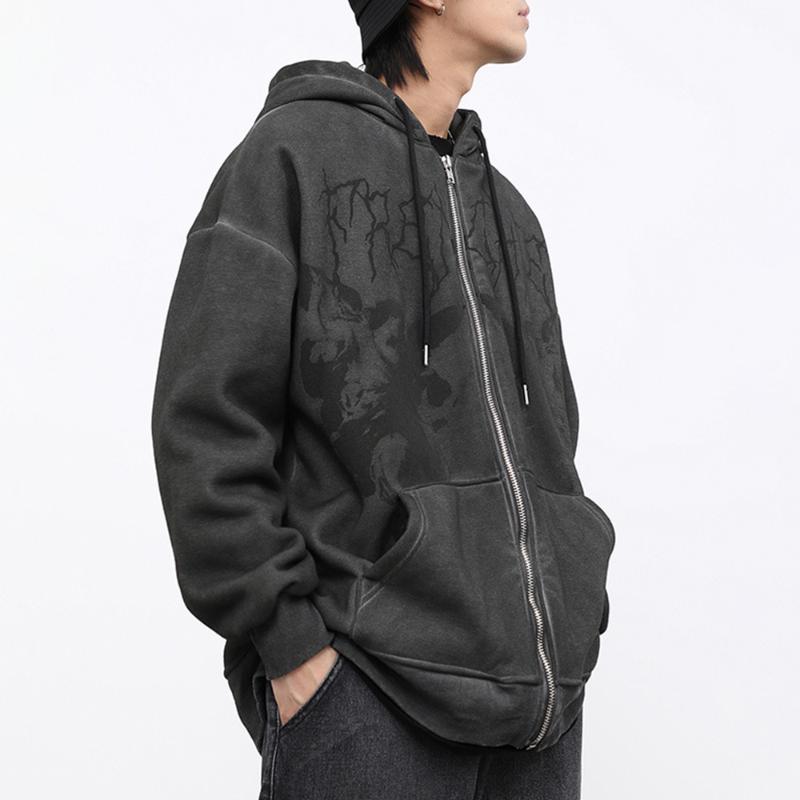 

Women's Hoodies & Sweatshirts 2021 Winter Hoodie Jacket Casual Fashion Trend Commuting Style Lapel Solid Color Angel Print Long Sleeve Top, Black