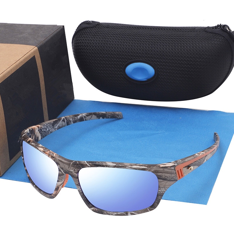 

Outdoor Square Sunglasses Men Retro Fishing Sport Sun Glasses Brand Designer TAC Lens Eyewear Oculos Male UV400