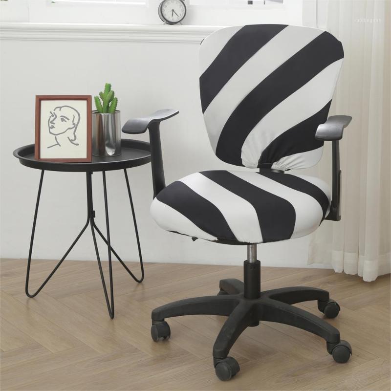 

Multicolor Elastic Office Chair Cover Computer Case Protector Seat Gaming Jacquard Leisure Cushion Anti-dirty Home Decoration Covers