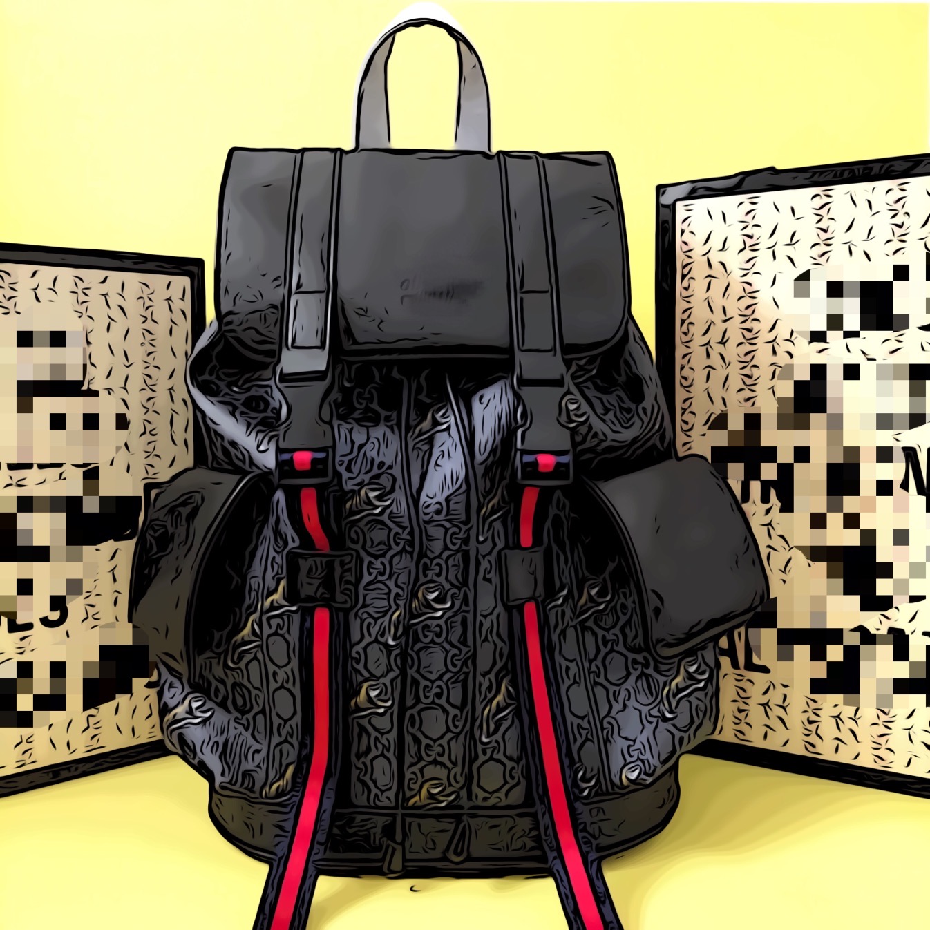 

2021 top quality Men Backpack men's Travel bag Shoulder Bags School Bag Genuine Leather Child Backpacks Small Purse Crossbody, Black