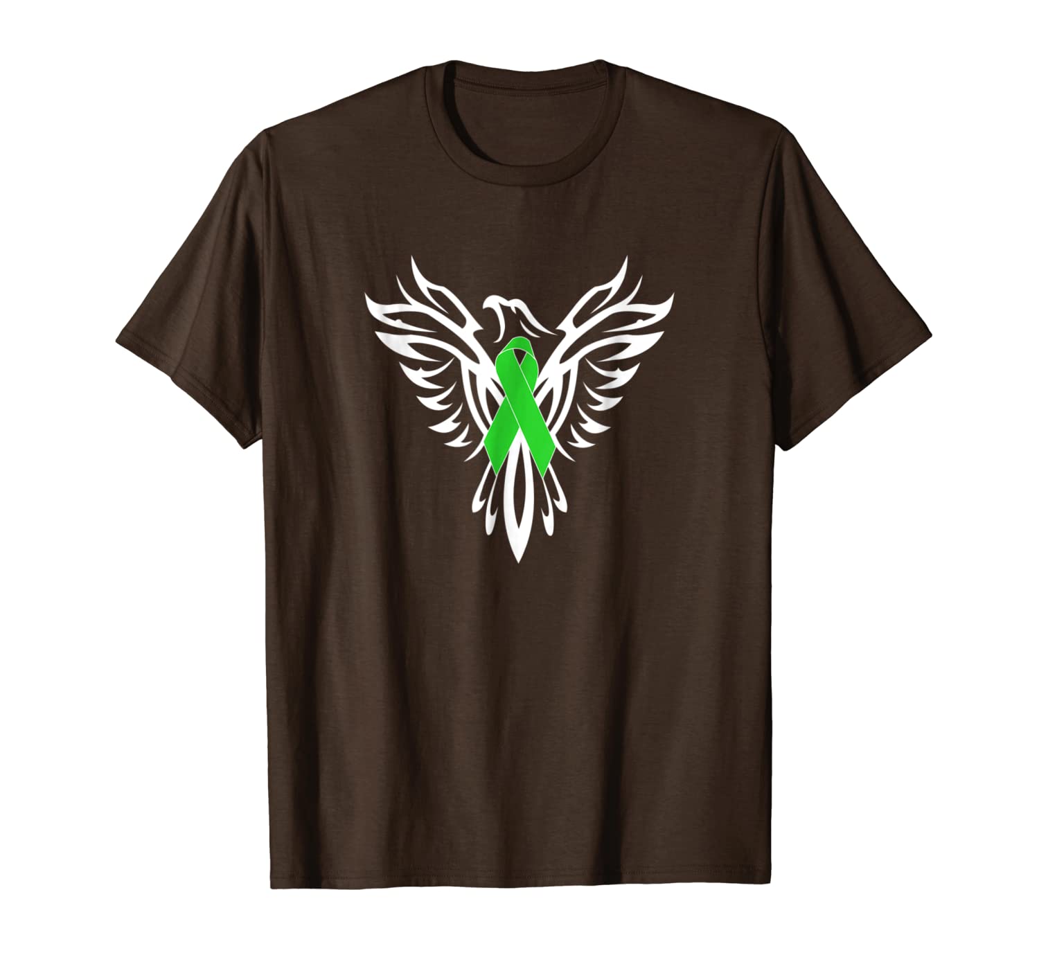 

lymphoma cancer awareness t shirt ribbon phoenix, White;black