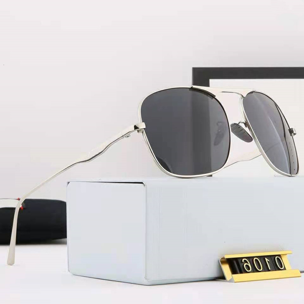 

sunglasses Fashionable sun frames UV400 Man Fashion Summer 0106 Men Woman Street Sunglasses 5 Color High Quality, Black