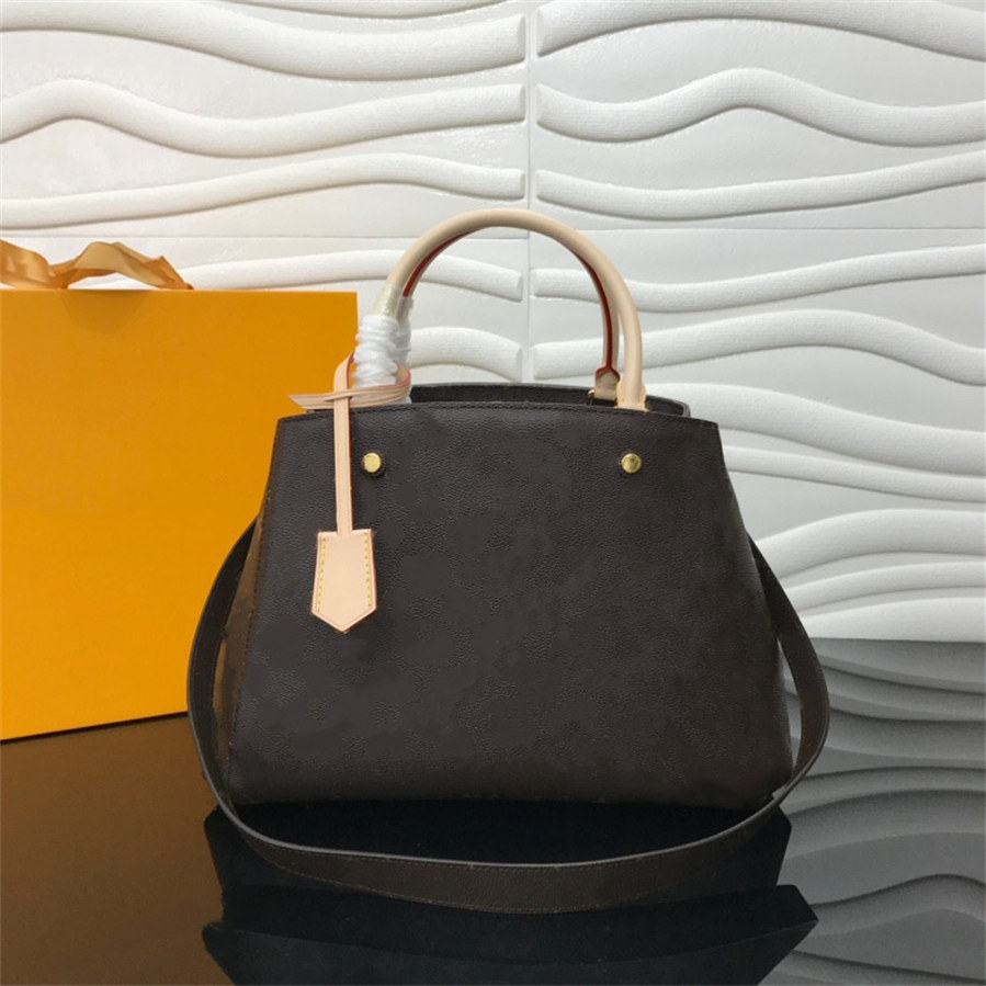 

Fashion chain crossover Messenger Shoulder Bag high quality leather wallet women's large capacity handbag wholesale 2021, Brown