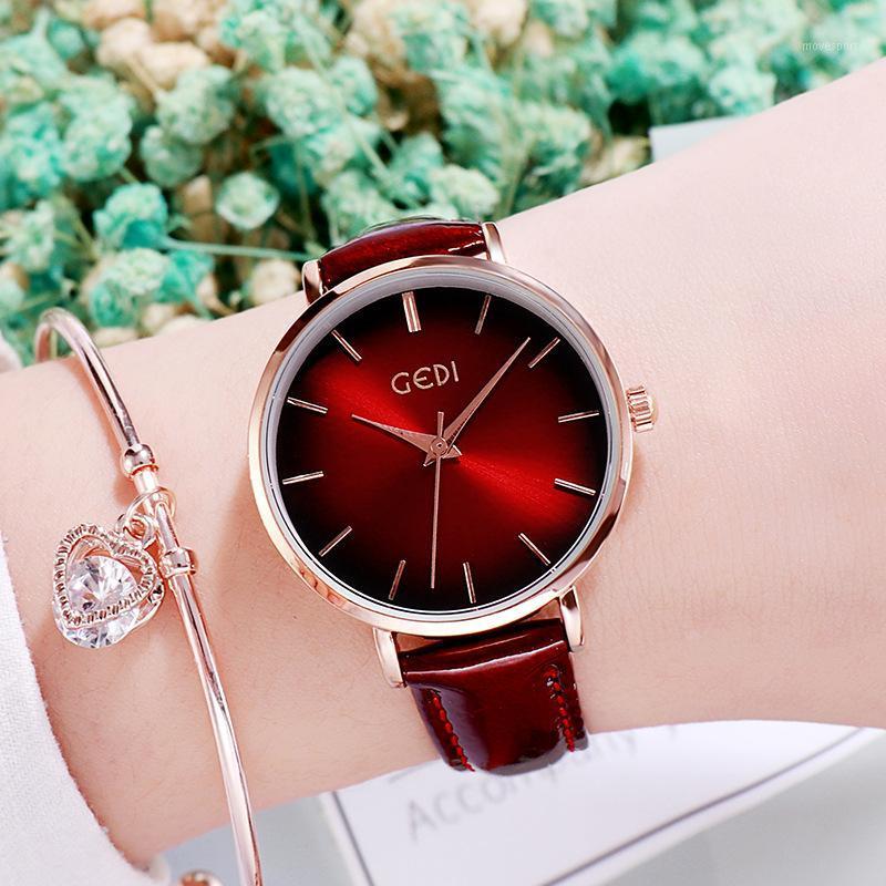 

Wristwatches Hand Watches Korean Fashion Trend Of Women's Watch Sweet Fresh Belt Temperament Female Wrist Table