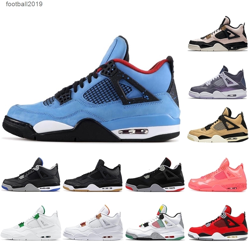 

2021 Bred White Cement jumpman 4 4s shoe What The Cactus Jack Cool Grey Mens Basketball Shoes Mushroom MOTORSPORT Sports Sneakers size 40-47