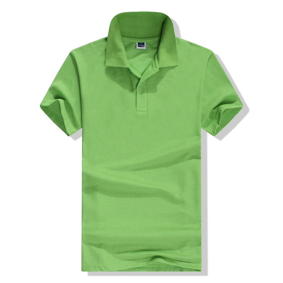 

Environmental Protection Cotton Summer Short Sleeve Lapel T-shirt Unisex High Quality Solid Color Tops Fashion Clothes Size S-4XL Customizable Design, White;black