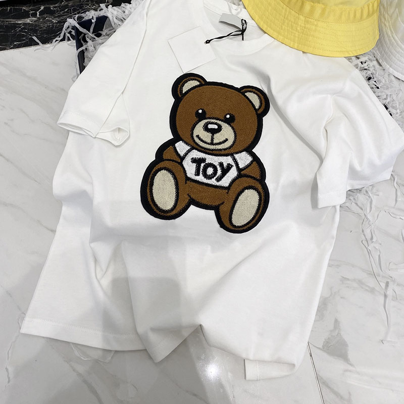 

Kids T-shirts Top Tees Girl Letter Bear Cute Casual Boy Baby Clothes Comfortable Breathable Tshirt Multicolor Child Summer 4 Colors Style, Make up for price