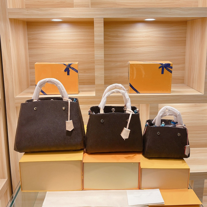 

Vintage Cowhide Montaigne mini totes Shoulder Bags designers purses wallet Women Fashion Shopping Bag Crossbody Messenger lady luxurys Handbags