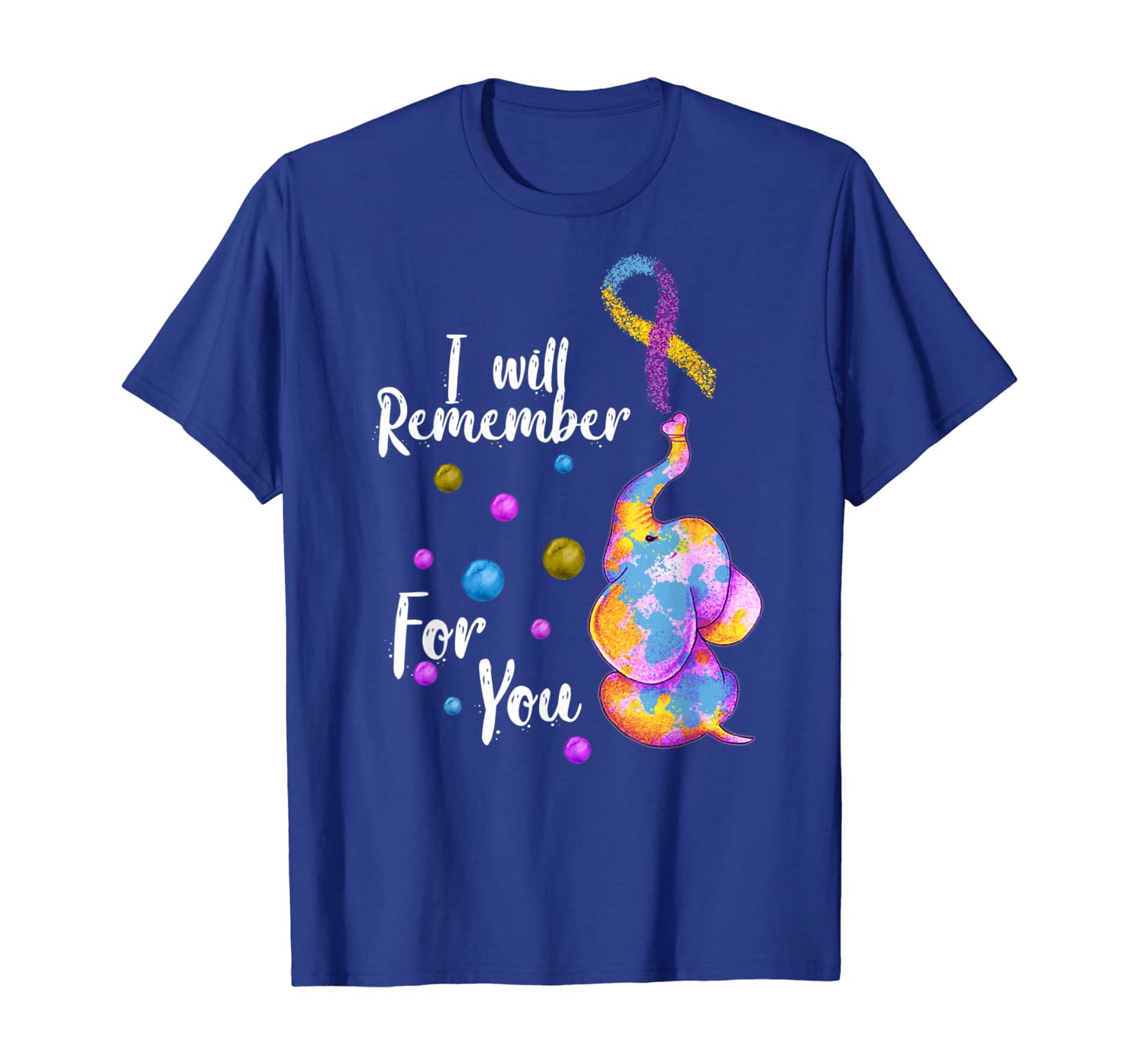 

I will remember for you Butterfly Bladder Cancer Tshirt, White;black
