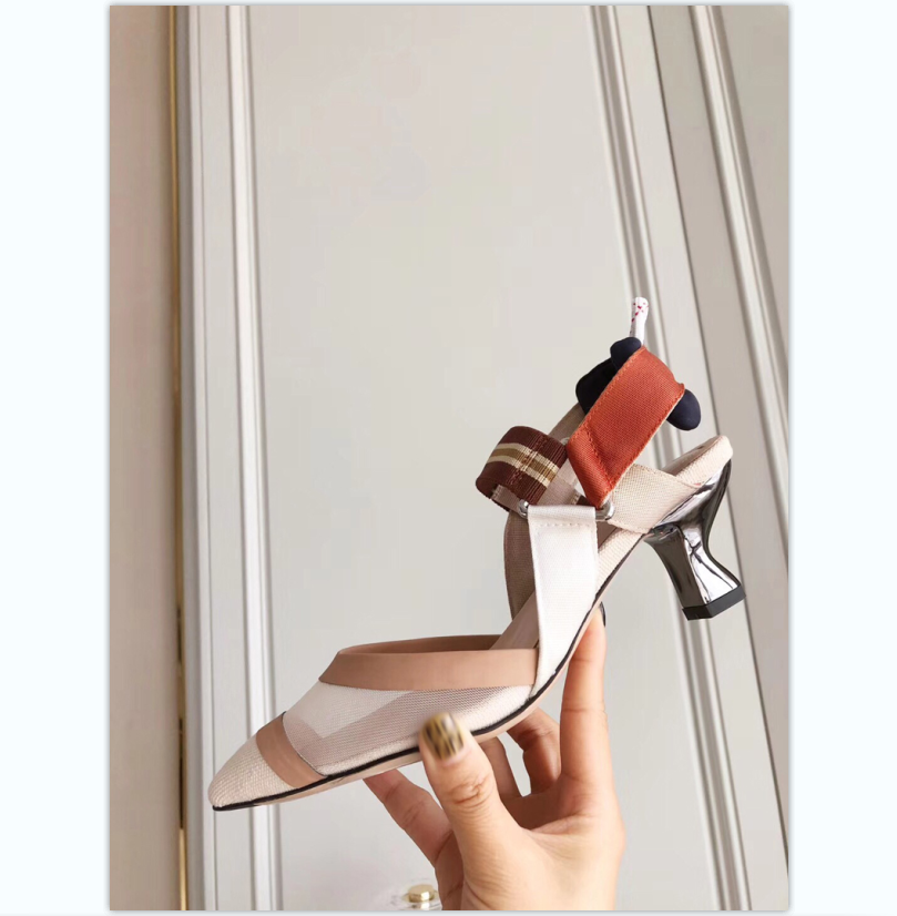 

2021 Good Quality Fashion Women Luxurys Designers Shoes Designer Sandals Womens Luxury High Heels Sandal Dress Shoess With Box Size 35-41 -H309, Split