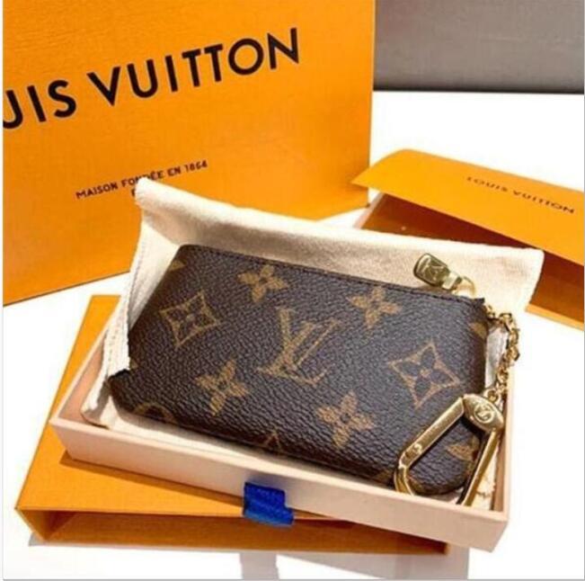 

lv LOUIS BAG VITTON Bag KEY POUCH M62650 POCHETTE CLES Designers Womens Mens Keys Ring Credit Card Holder Coin Purse Lu