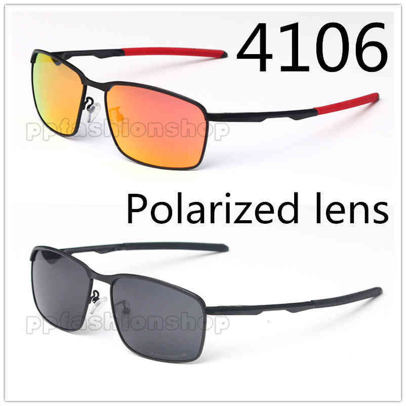 

Prizm coated black polarized glasses frosted black 58mm sunglasses 4106 sunglasses Condoctor 6 retro metal frame sunglasses
