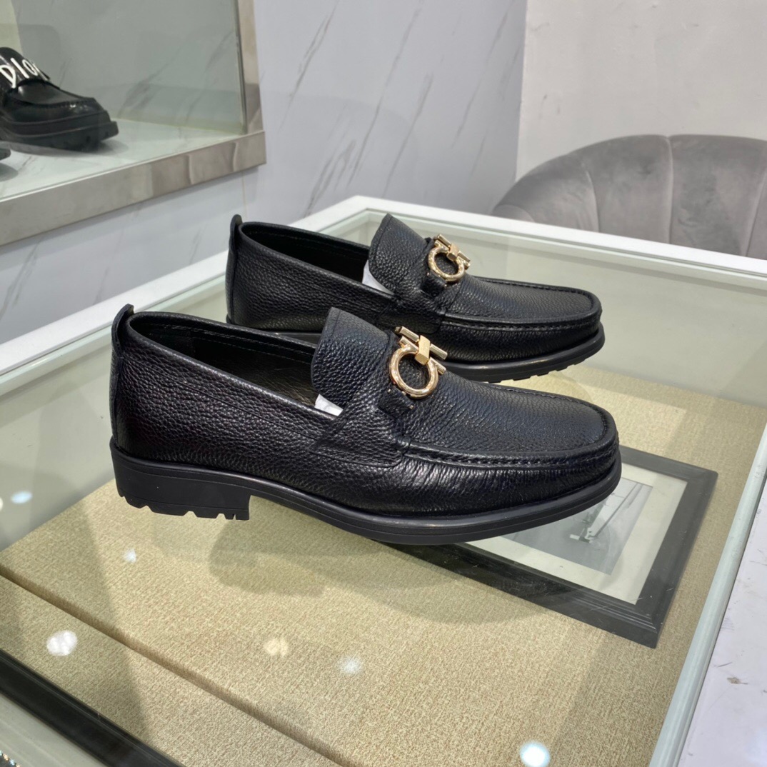 

Men's Casual Platform Loafers Genuine Leather Slip-on Handmade Flats 2022 Men Brand Wedding Party Dress Shoes Size 38-45, Black