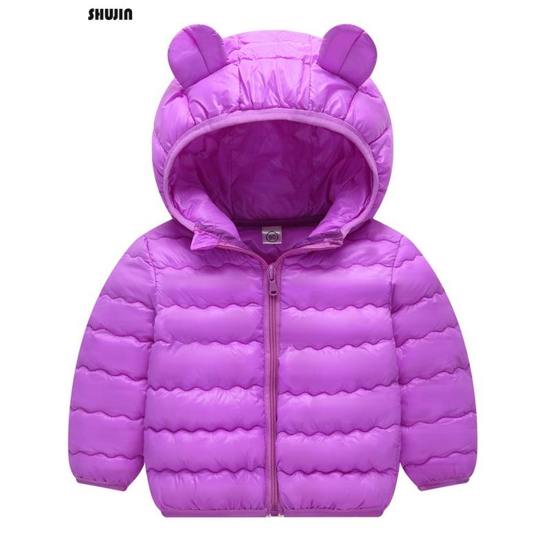 

Coat Shujin Children Jacket Outerwear Boy And Girl Autumn Winter Warm Down Hooded Teenage Parka Kids, Blue;gray