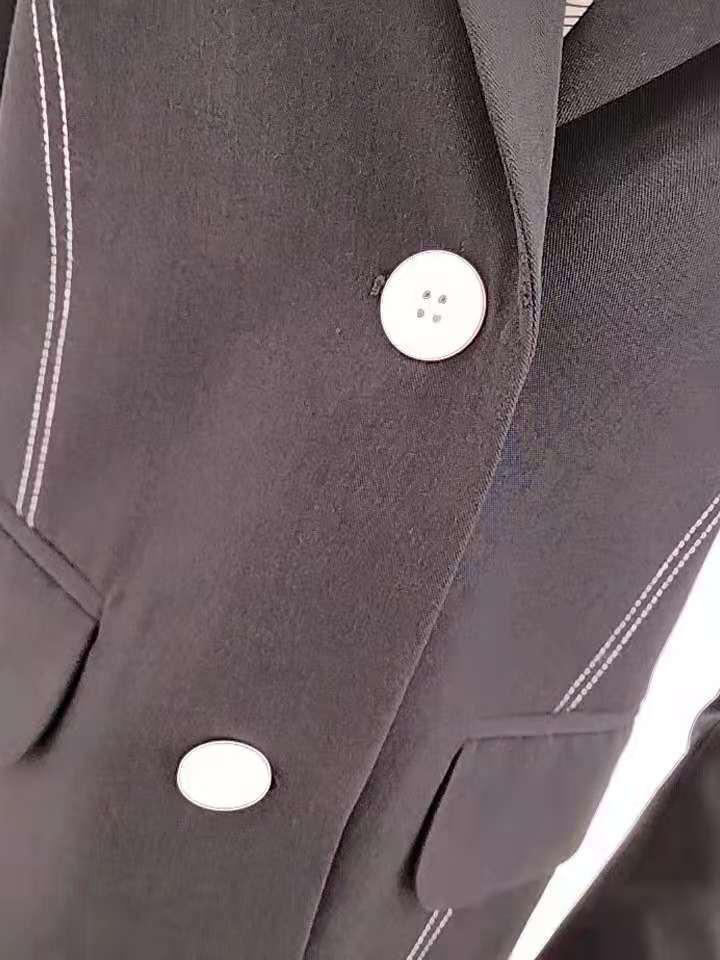 

Casual chic women' blazers for 2021 new autumn design, Black