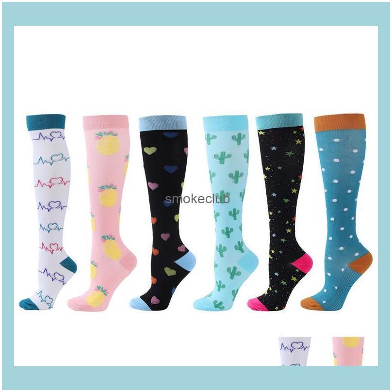 

Athletic Outdoor As & Outdoors Sports Socks Pregnacy Compression 6 Pairs Printed Varicose Vein Sport Sock Drop Delivery 2021 Ihri8, As pic