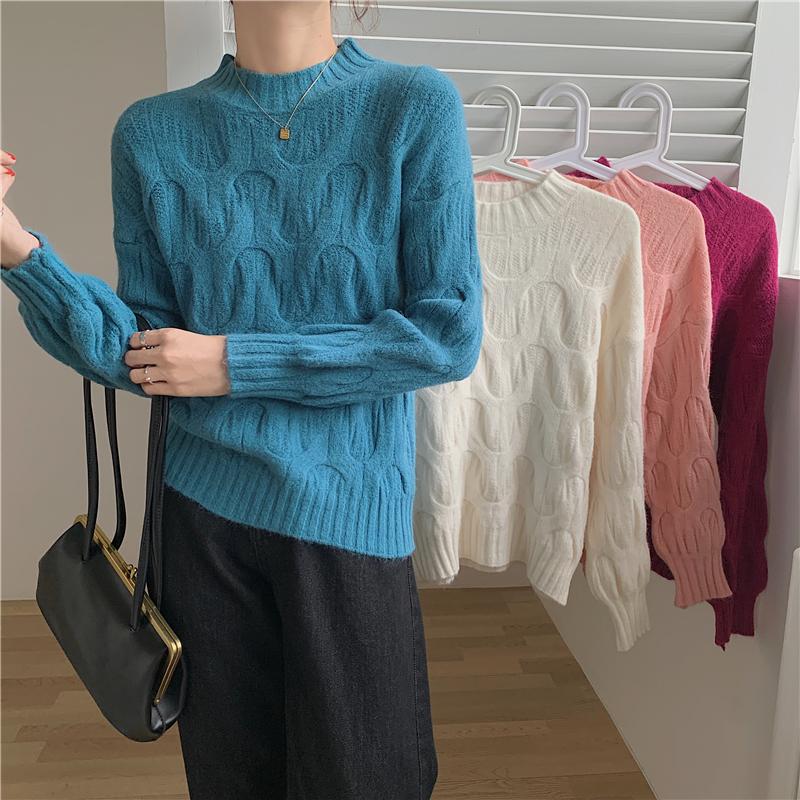 

Women's Sweaters AOSSVIAO 2022 Autumn And Winter Fashion Loose Top Women Harajuku Oversized Sweater Fall For, White;black