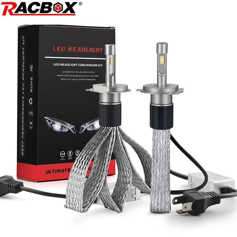 

Car Headlights H4 Lights Led Headlight Bulbs Hi/Lo Beam Auto Lamp 100W 10000LM Copper Belt Bulb 12V 24V Automobile Headlamp