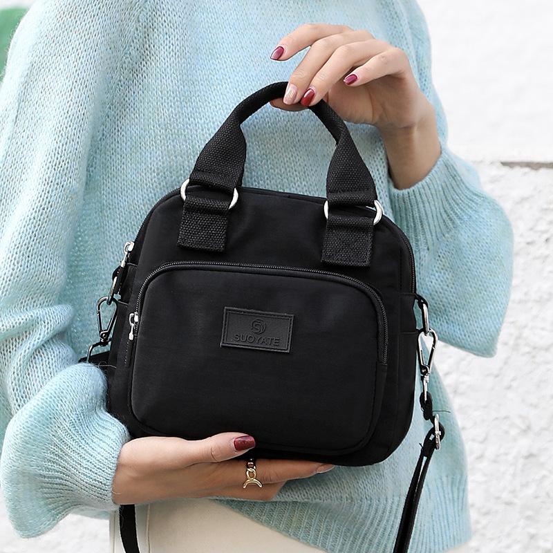 

Evening Bags Korean Style Fresh Solid Color Tote, Black