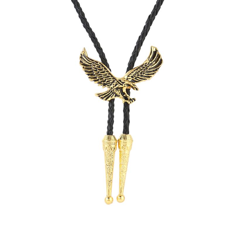 

Neck Ties KDG Western Cowboy Zinc Alloy Wings High Flying Eagle BOLO Tie Men And Women Shirt Accessories