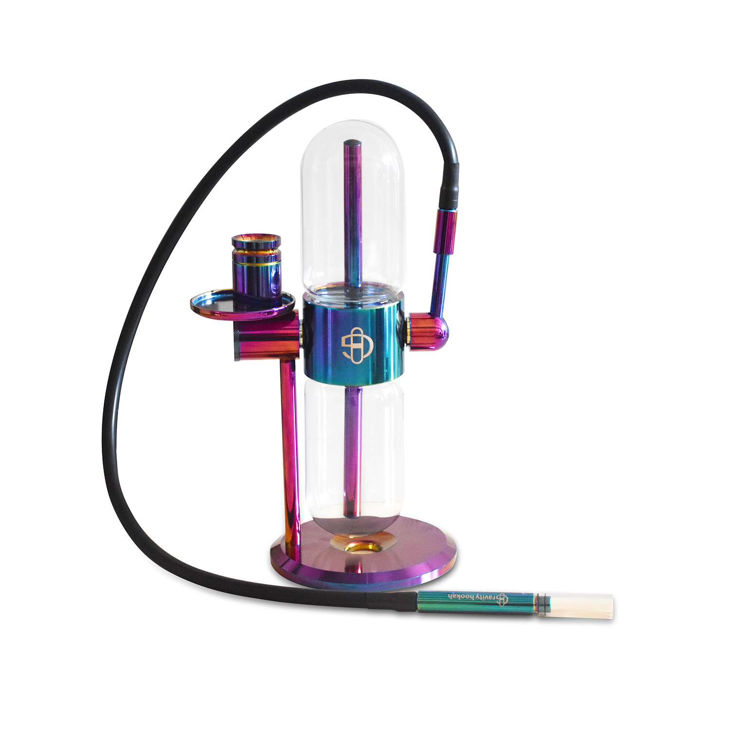 

2021 Arabic rotating gravity Hookah Pipe set health filtered glass bong Dad Rig